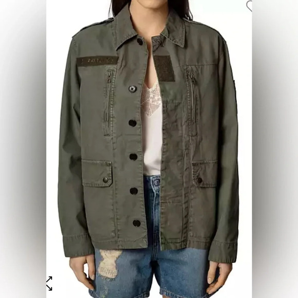 Zadig & Voltaire Kid Patch Military Jacket - Picture 3 of 11